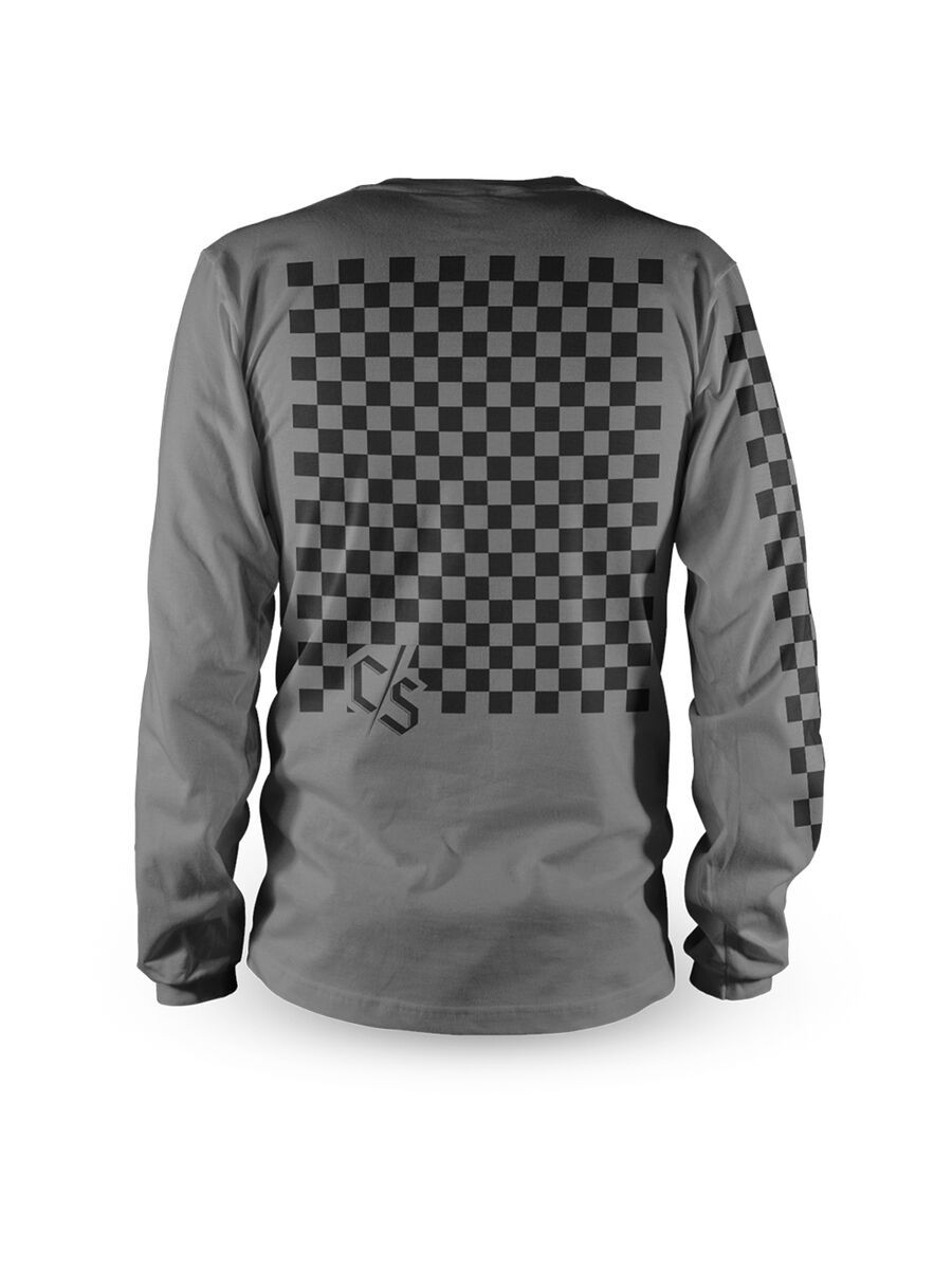 Loose Riders C/S Jersey LS Check Grey, grey/black - Bild 2
