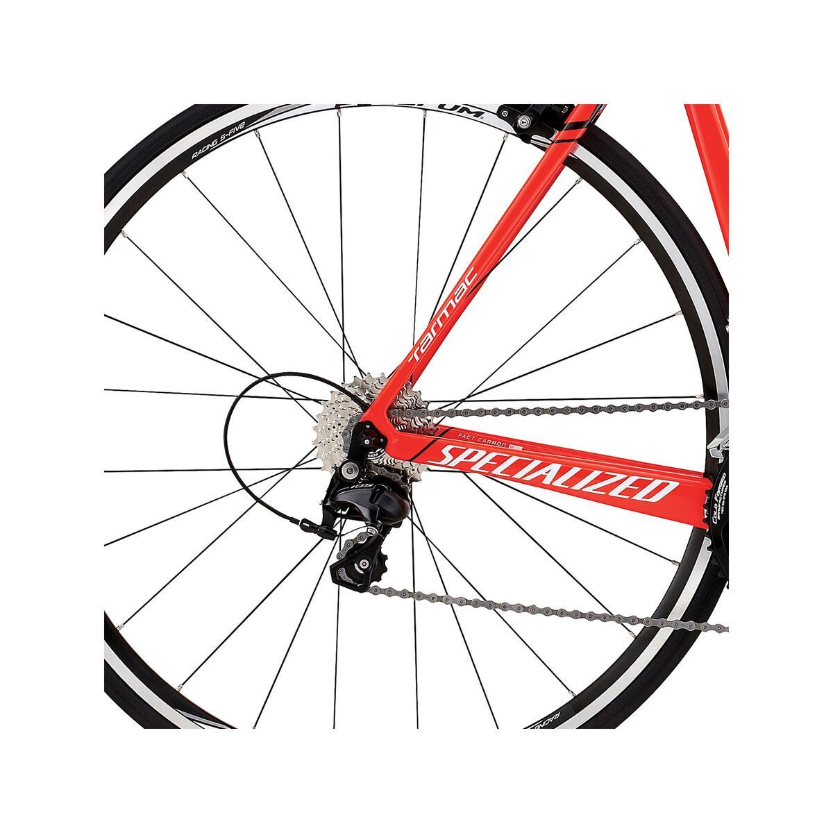 Specialized Tarmac Elite CEN, gloss rocket red/tarmac black/white - Bild 4