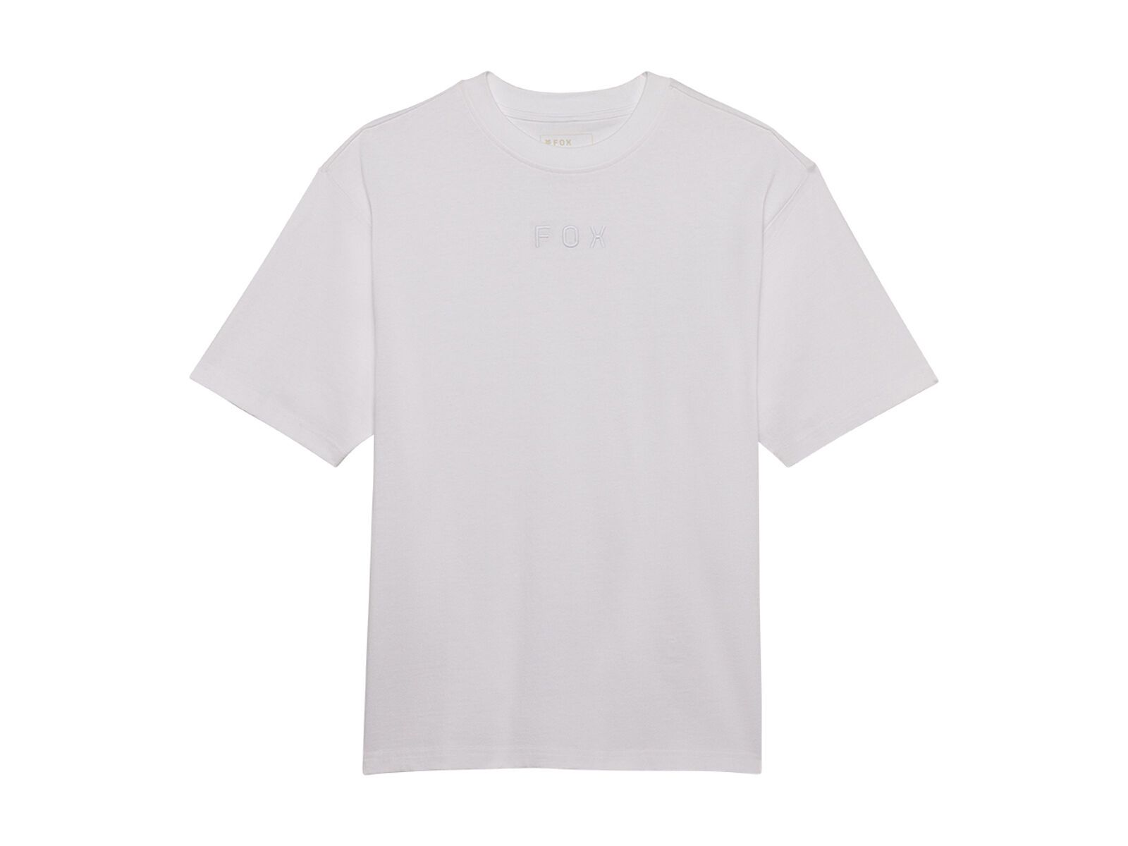 Fox Wordmark OV SS Tee, optic white - Bild 1