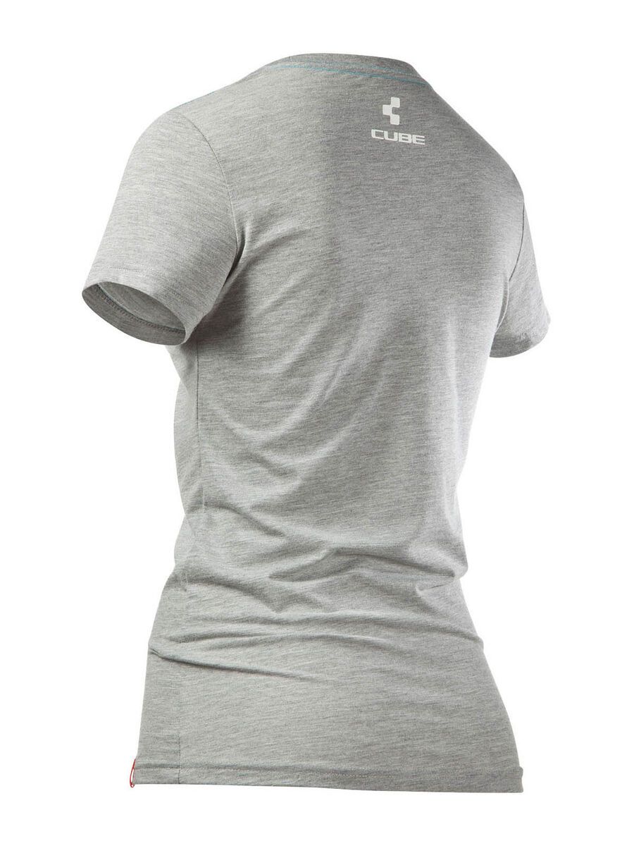 Cube WLS T-Shirt Bike rockin Miss, grau melange - Bild 2