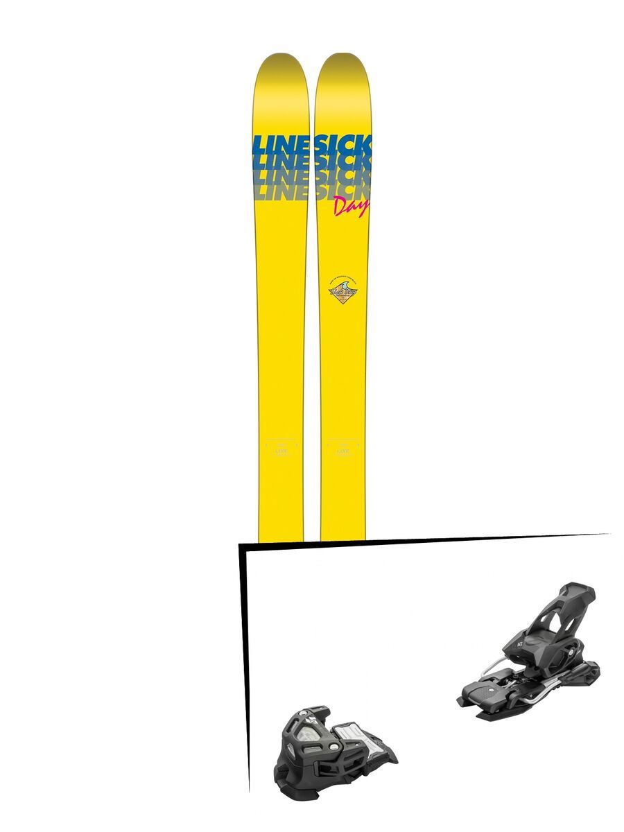 Set: Line Sick Day 110 2017 + Tyrolia Attack 14 AT ohne Bremse, solid black - Skiset - Bild 1