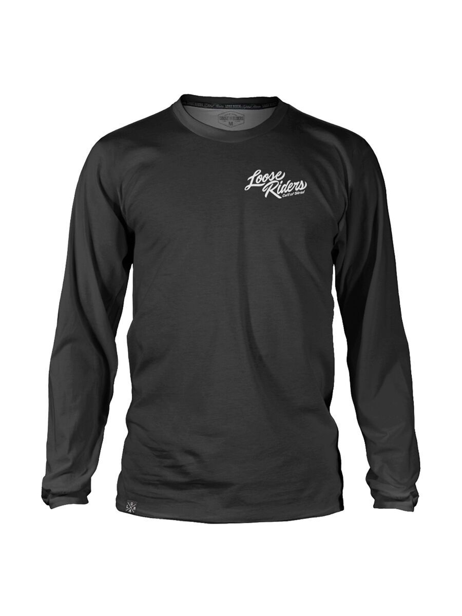 Loose Riders Airshark Longsleeve Jersey, black - Bild 1