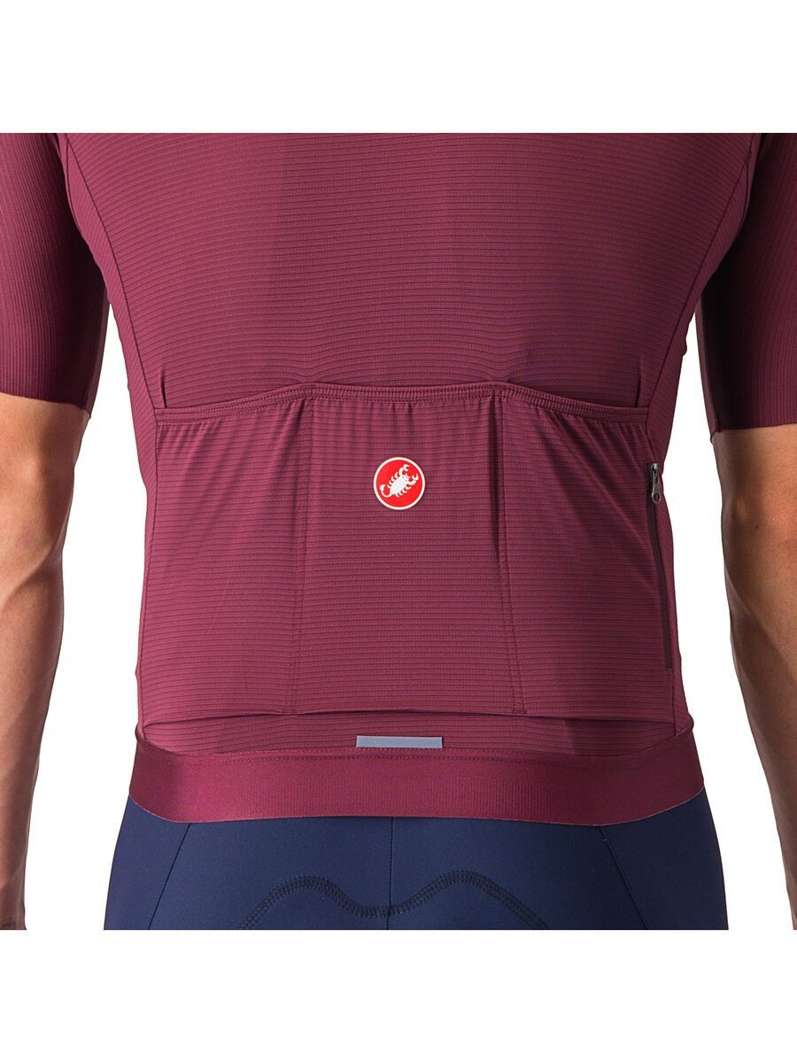 Castelli Espresso Jersey, deep bordeaux/silver moon - Bild 4