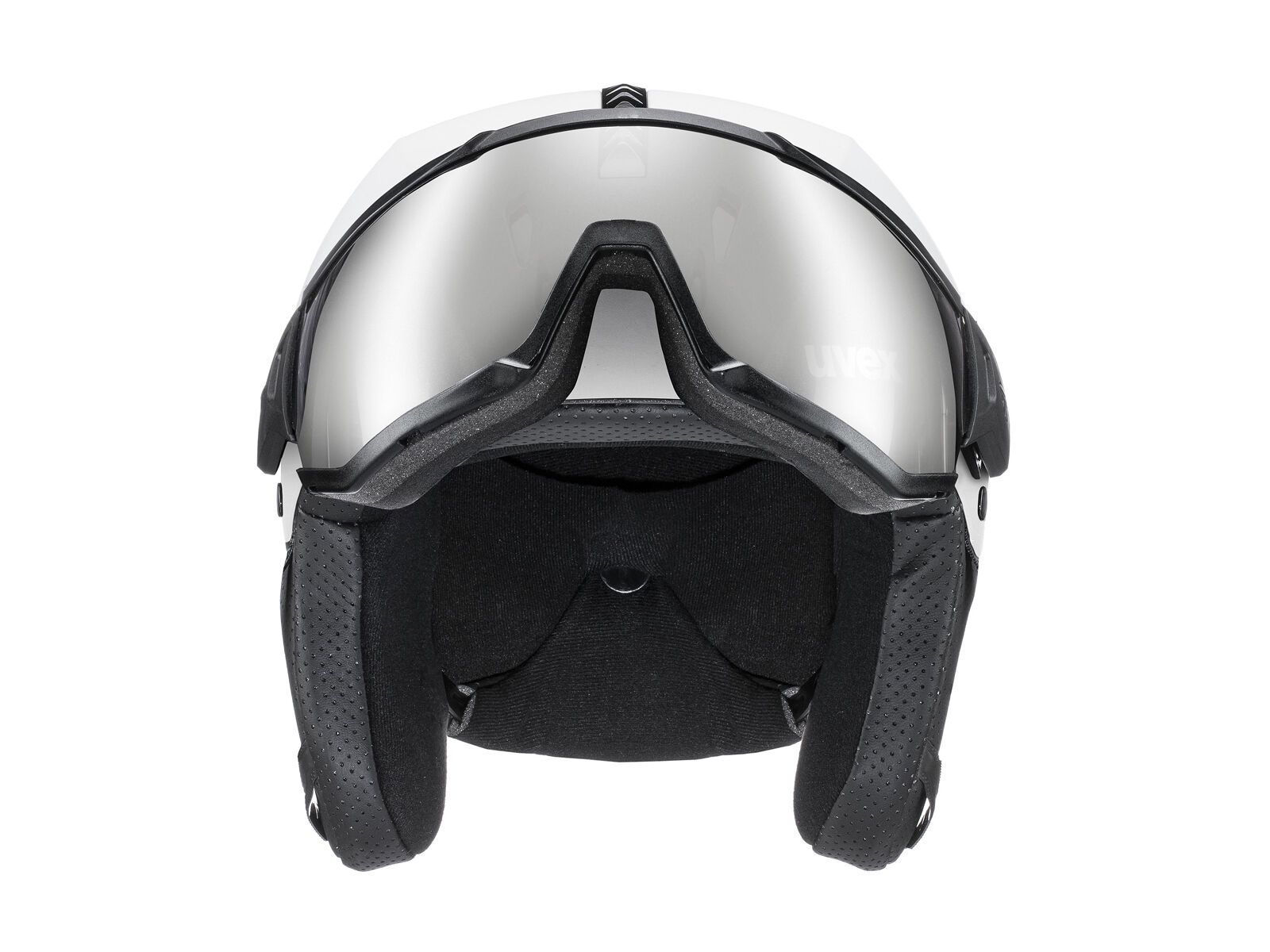 uvex instinct visor silver mirror, white-black mat - Bild 3