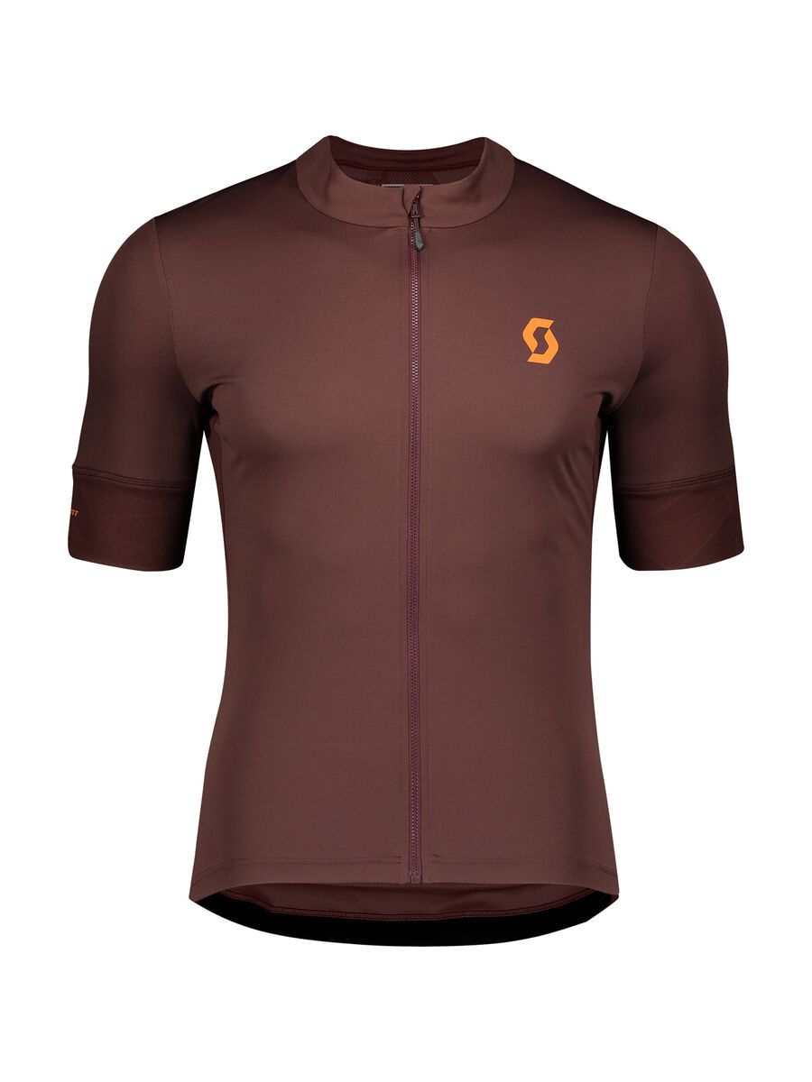 Scott Endurance 10 S/Sl Men's Shirt, maroon red/orange pumpkin - Bild 1