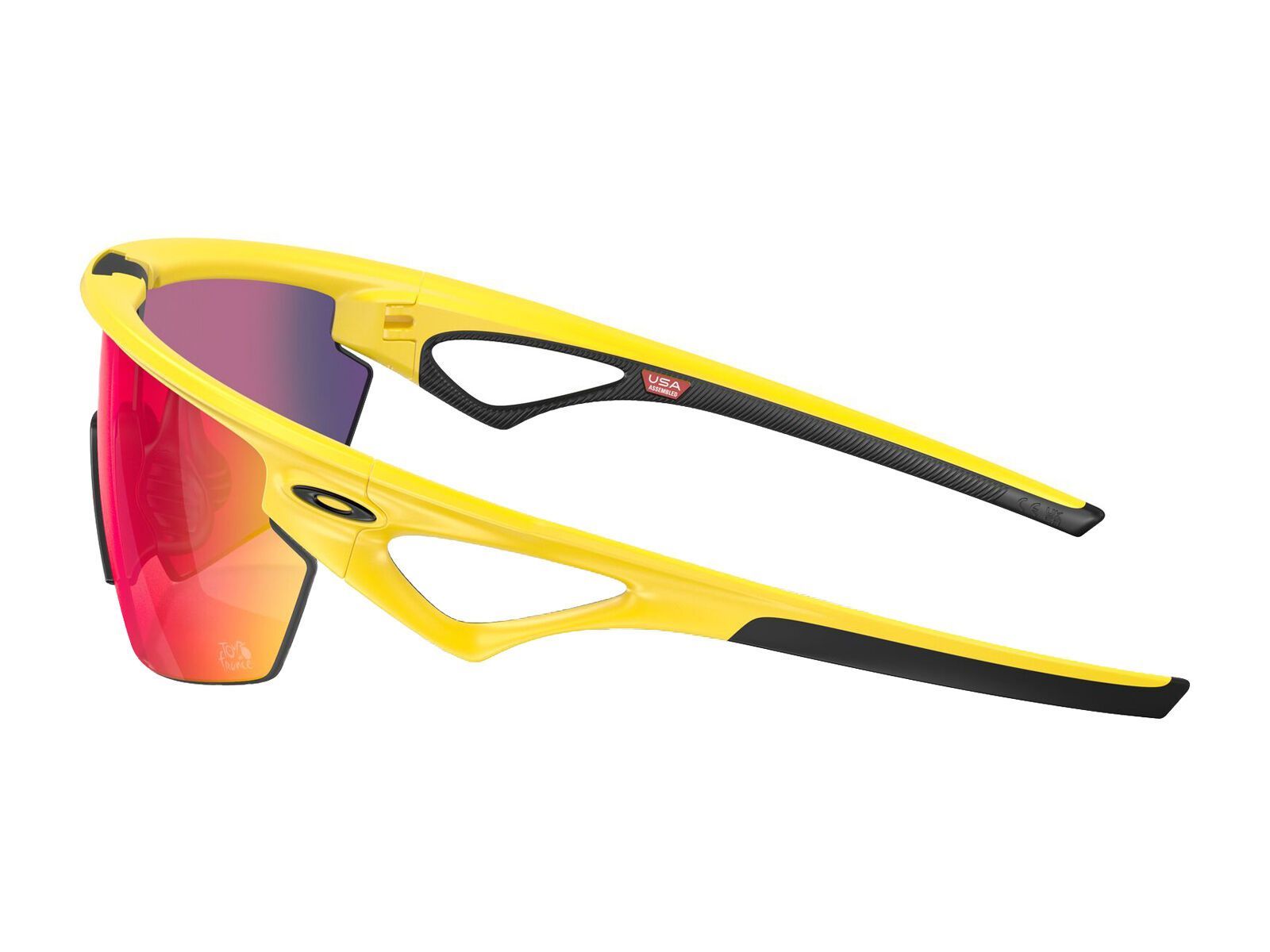 Oakley Sphaera 2024 Tour De France, Prizm Road / matte yellow - Bild 3