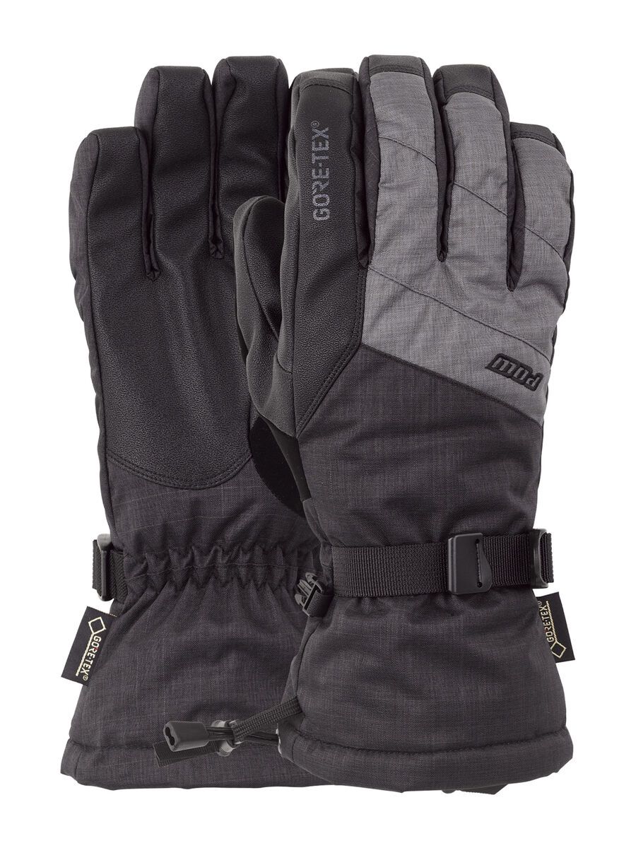POW Gloves Warner Gore-Tex Long Glove, charcoal - Bild 1
