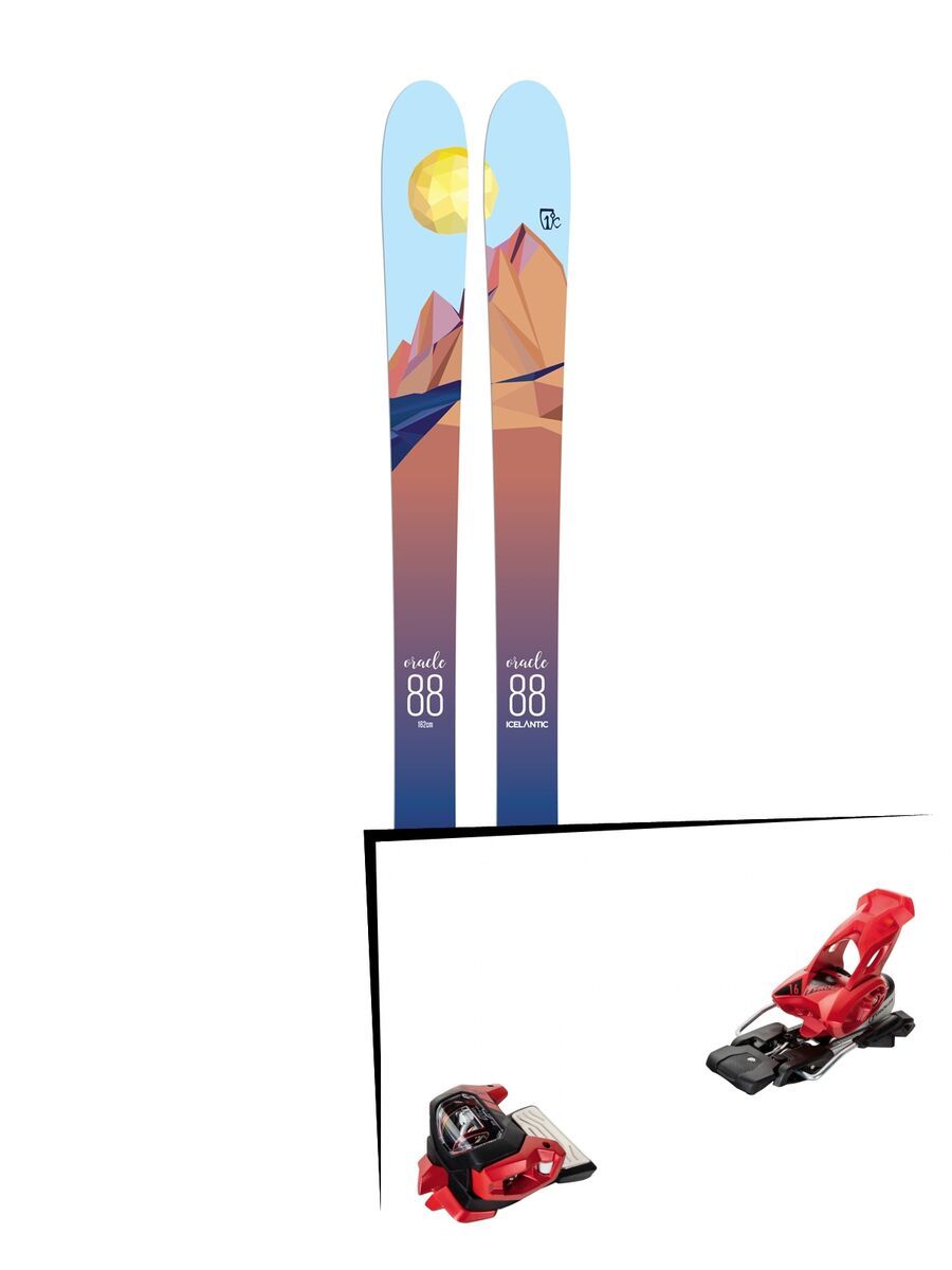 Set: Icelantic Oracle 88 2018 + Tyrolia Attack² 16 GW red - Bild 1