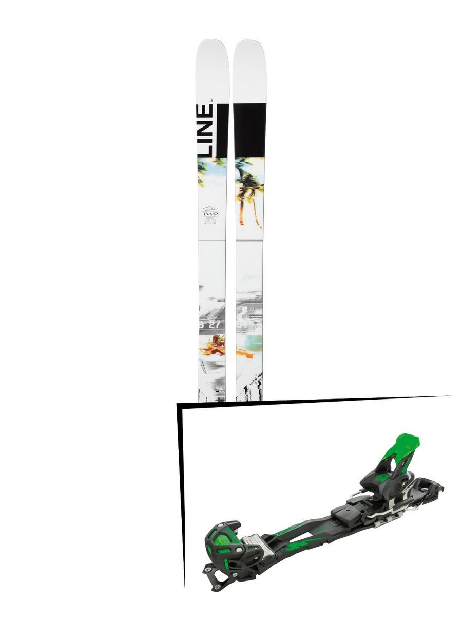 Set: Line Tom Wallisch Pro 2019 + Tyrolia Adrenalin 16 solid black flash green - Bild 1