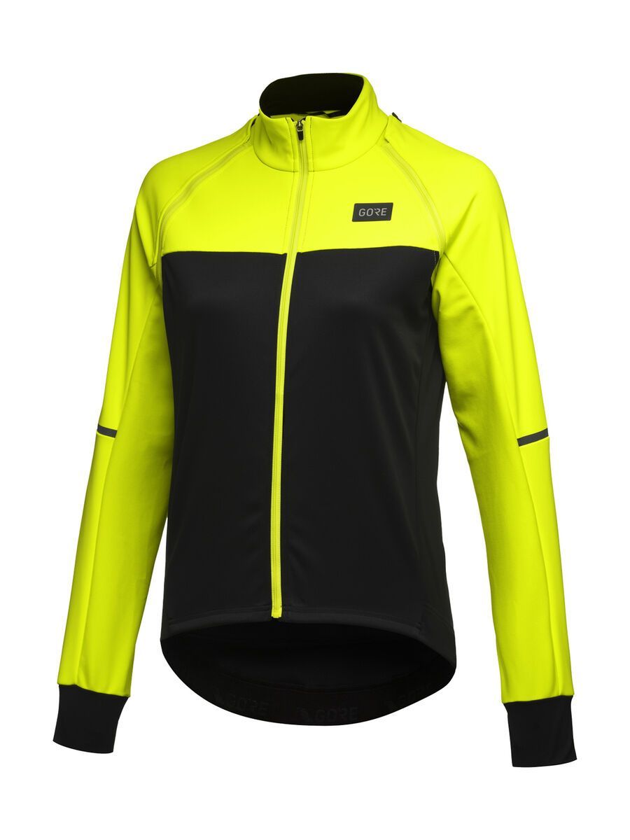 GOREWEAR Phantom Windstopper Jacke Damen, black/neon yellow - Bild 2
