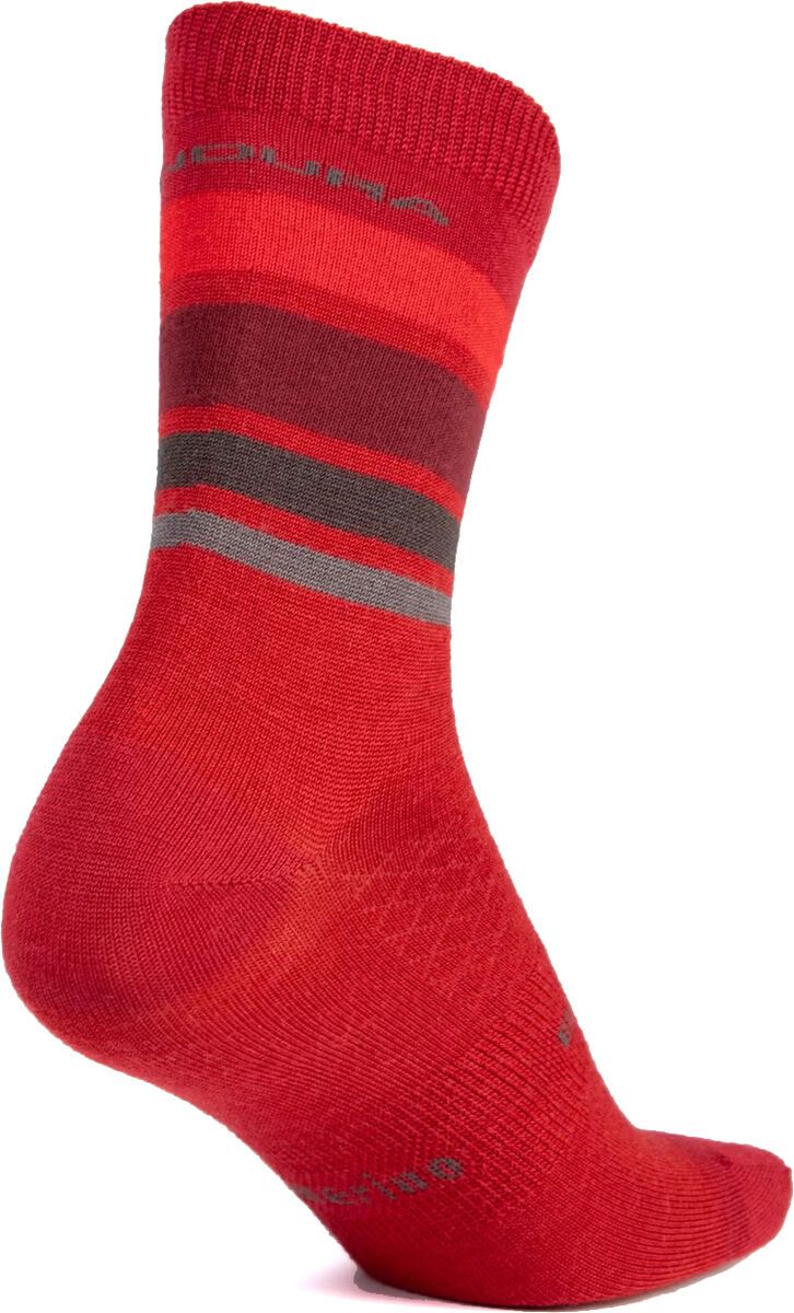 Endura Baabaa Merino Stripe Sock, red - Bild 2