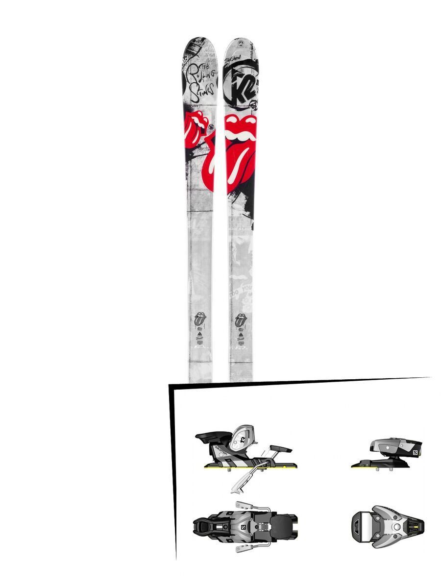 K2 SKI Set: Sideshow Rolling Stones Limited 2013 + Salomon STH2 WTR 13 - Bild 1