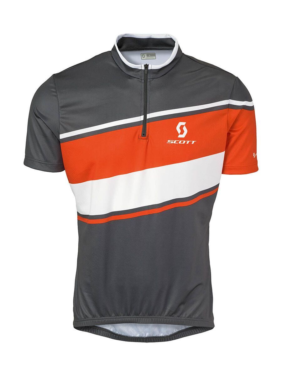 Scott Classic 10 s/sl Shirt, dark grey/orange - Bild 1