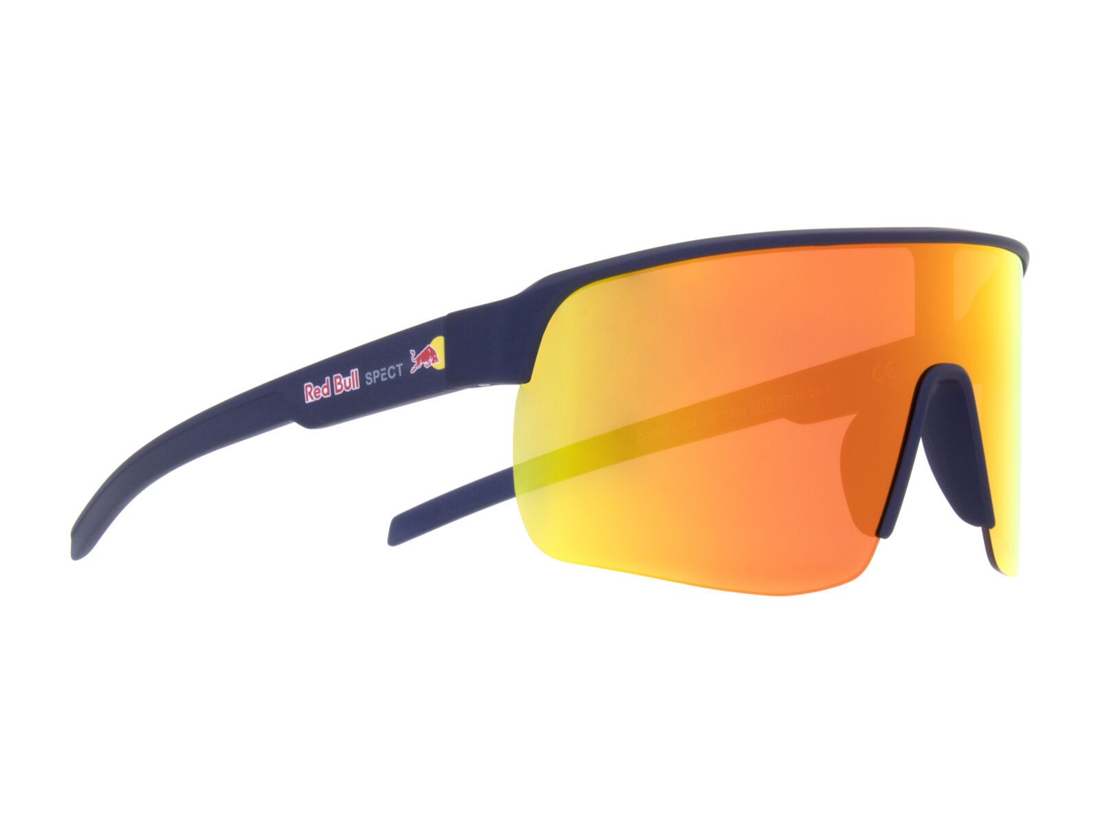 Red Bull Spect Eyewear Dakota, Red Revo / matt metallic blue - Bild 1