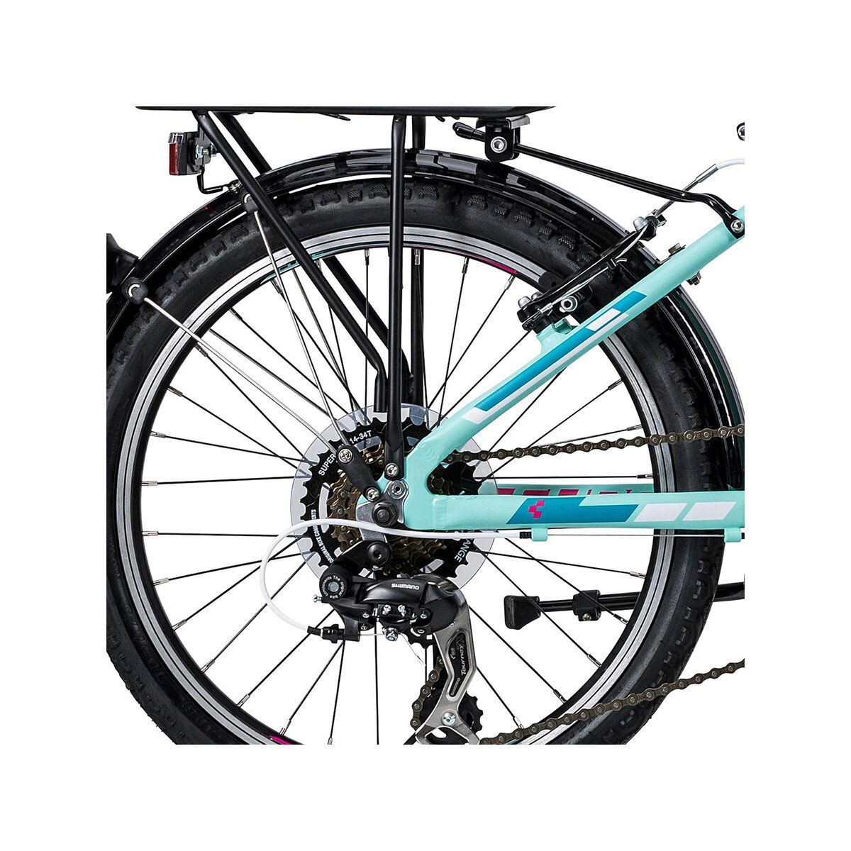 Cube Kid 200 Street Girl, mint´n´white - Bild 4