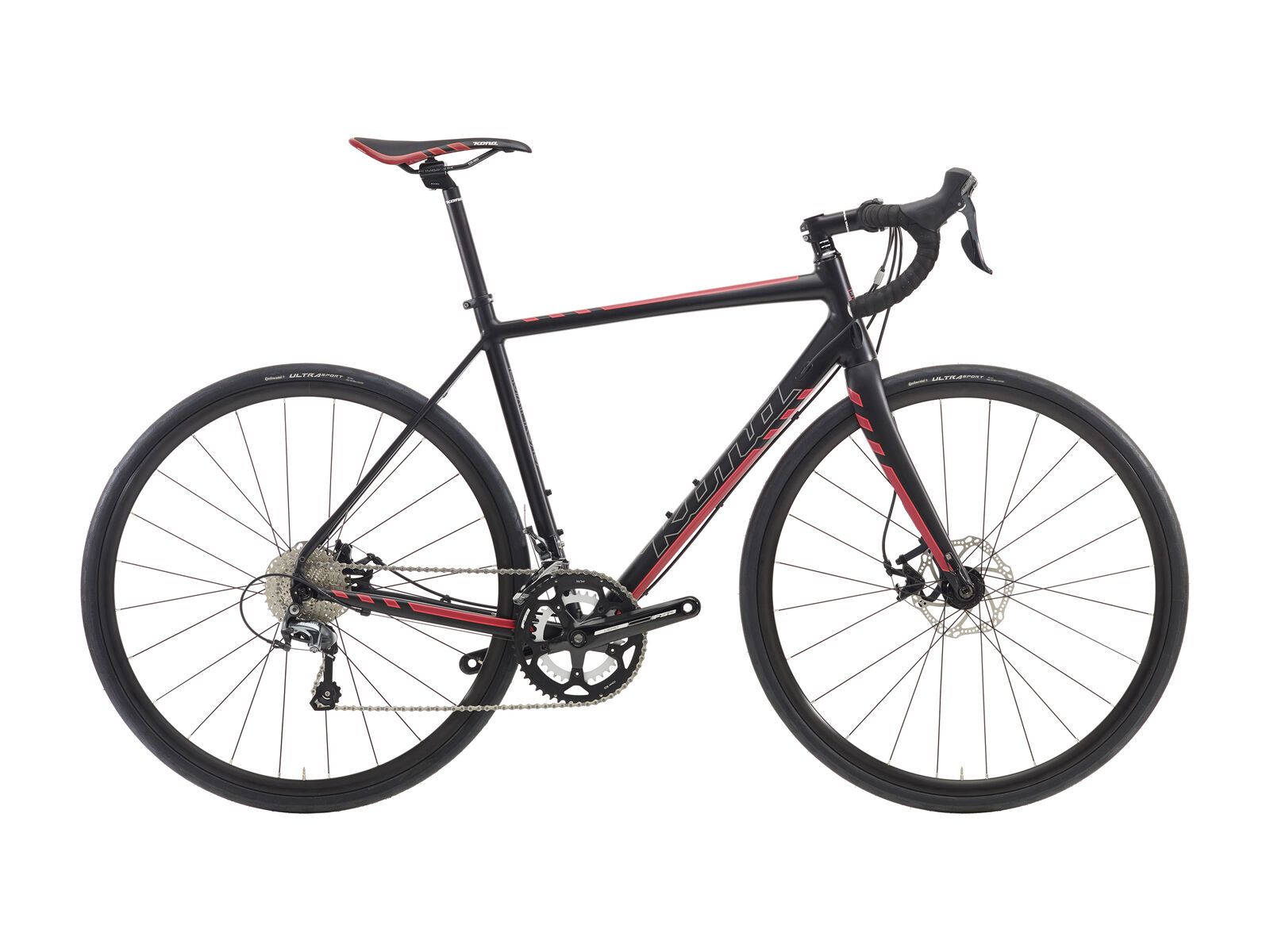 Kona Esatto D, matt black w/ silver, dark red & red decals - Bild 1