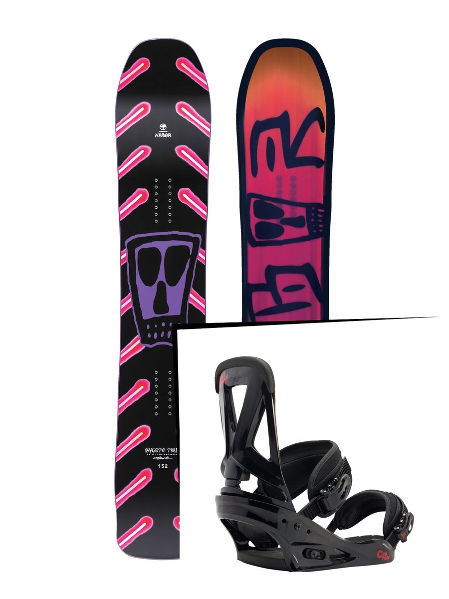 Set: Arbor Zygote Twin 2017 + Burton Custom (1464181S) - Bild 1