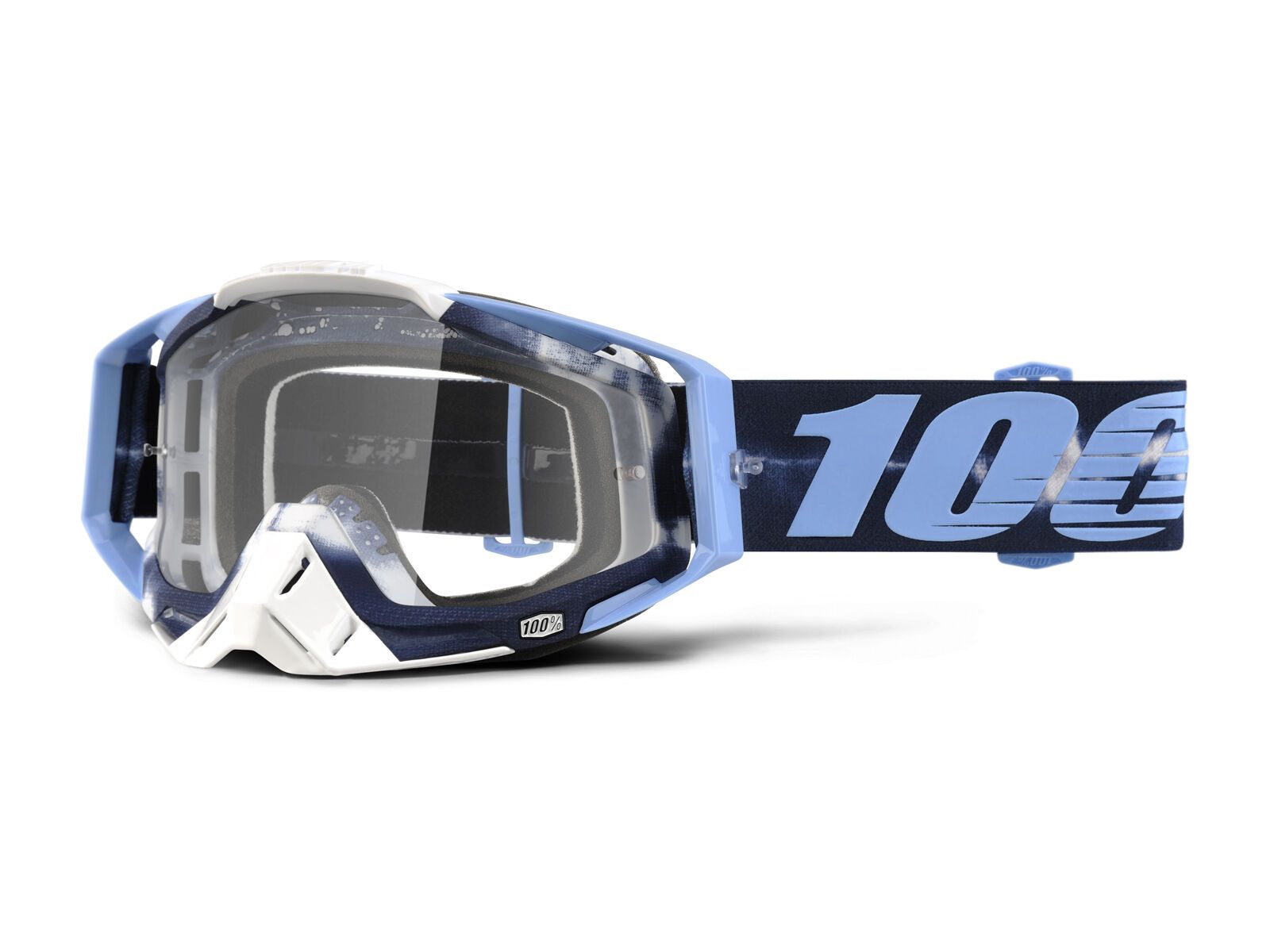 100% Racecraft Goggle, tiedye/ Lens: clear - Bild 2