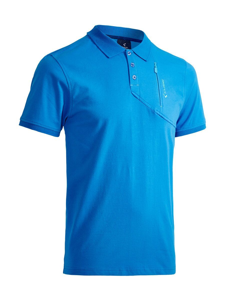Cube Polo Shirt Classic, blue - Bild 1