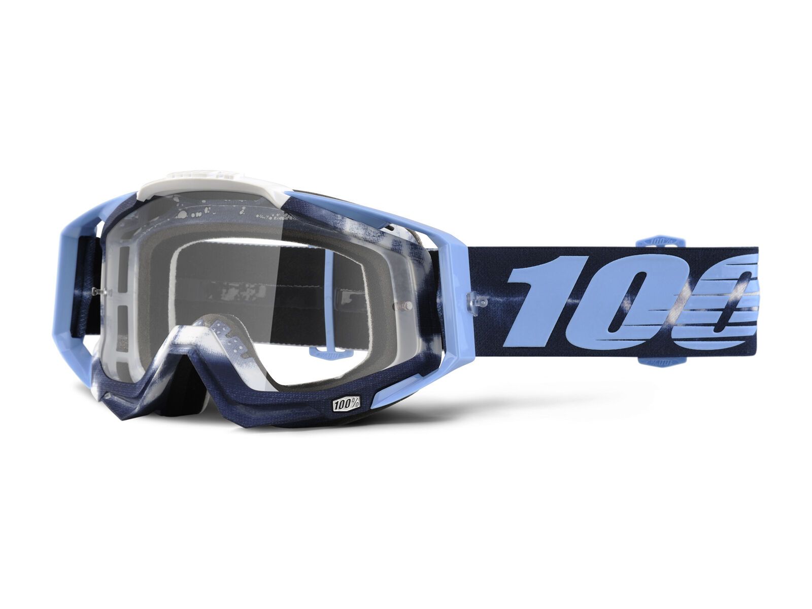 100% Racecraft Goggle, tiedye/ Lens: clear - Bild 1