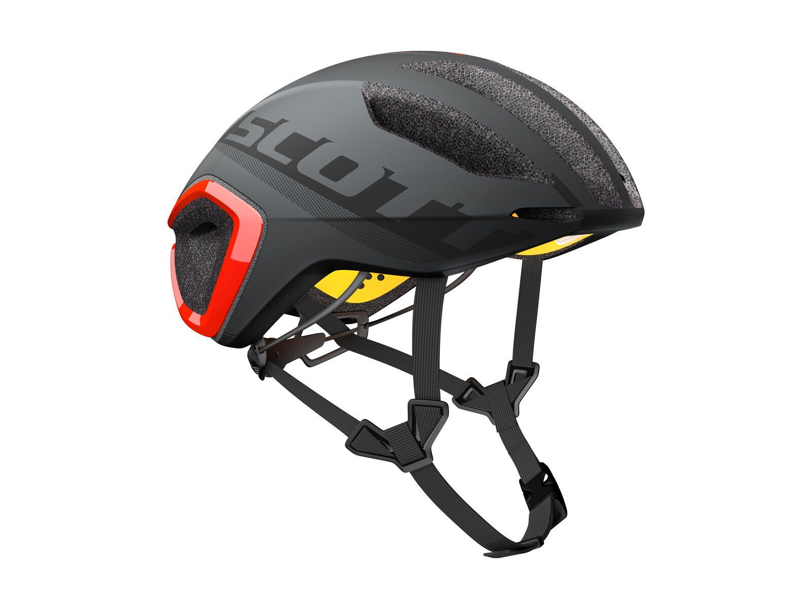 Scott Cadence Plus Helmet, dark grey/red - Bild 1