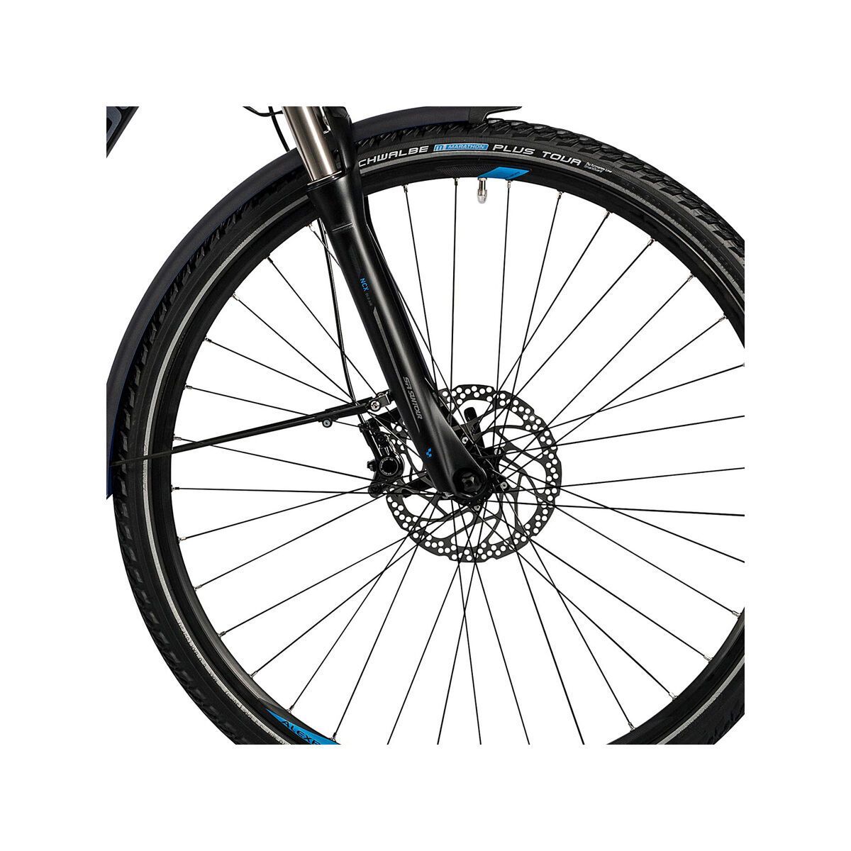 Cube Touring Hybrid EXC 500 Easy Entry, black´n´flashblue - Bild 2