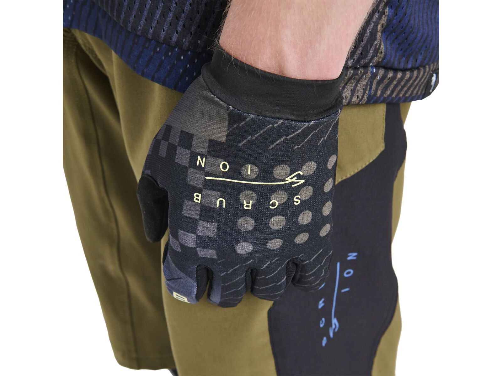 ION MTB Gloves Scrub, dark-mud - Bild 3