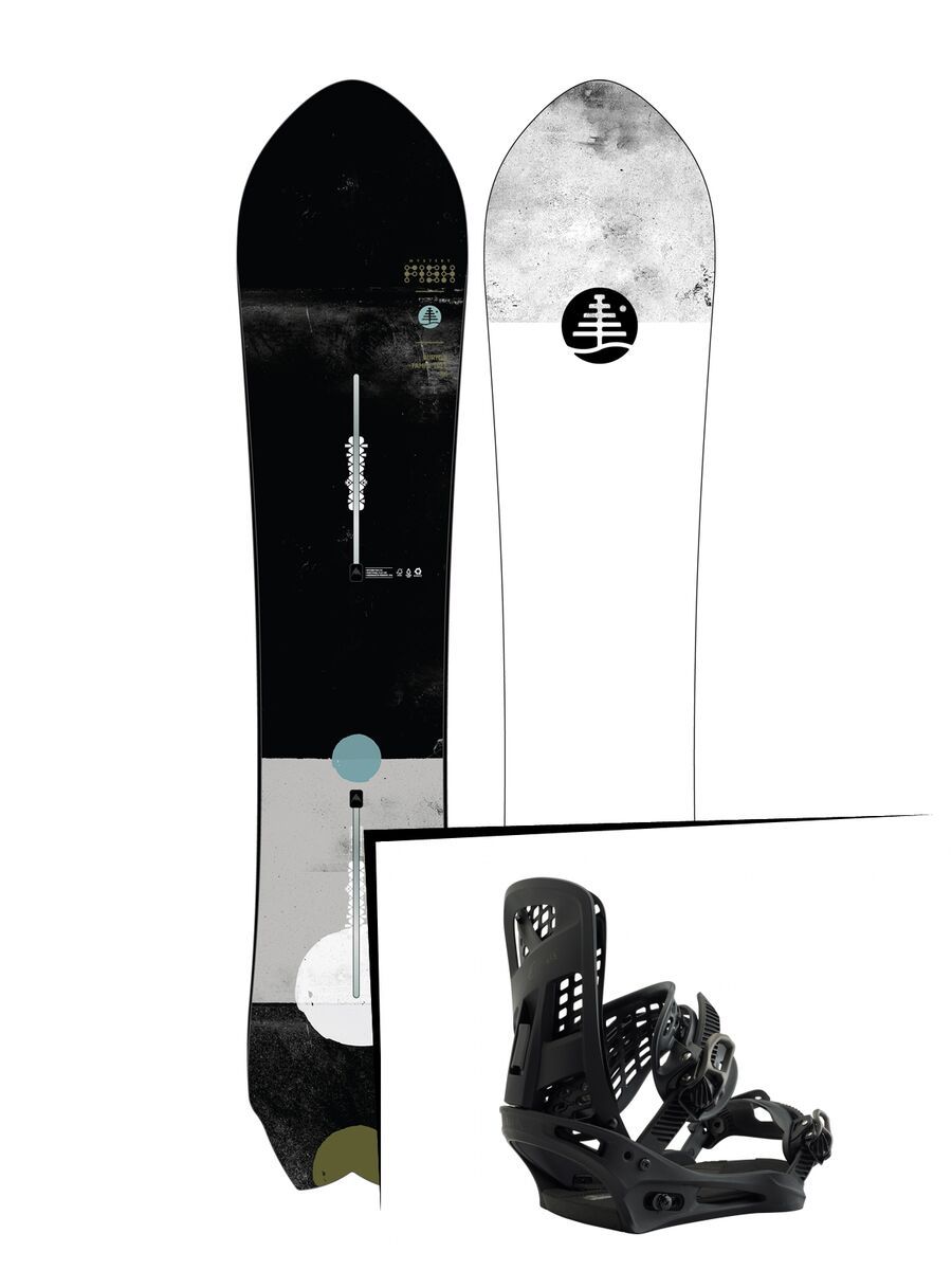 Set: Burton Family Tree Mystery Fish 2019 + Burton Genesis matty black - Bild 1