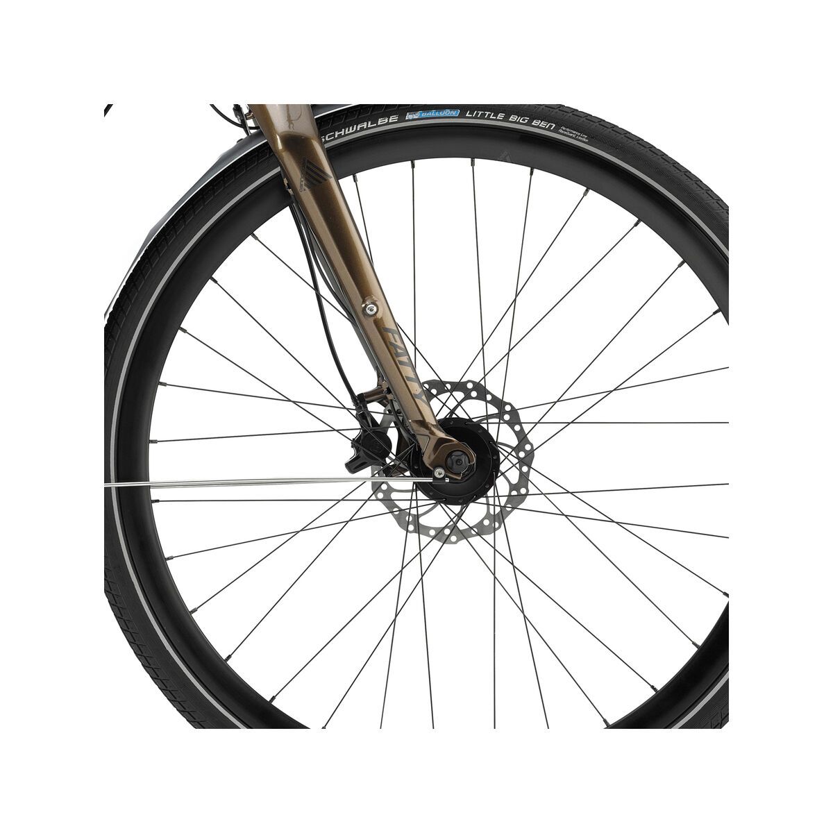 Cannondale Tesoro 1, gloss bourbon w/ matte black coffee details - Bild 2