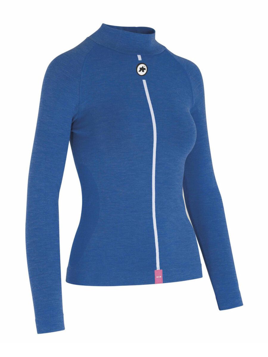 Assos Assosoires Women’s Ultraz Winter LS Skin Layer, calypso blue - Bild 3