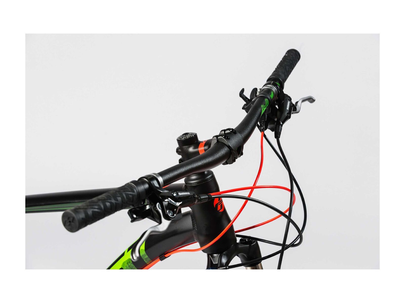 Ghost Kato 7 AL 29, night black/riot green/neon red - Bild 3