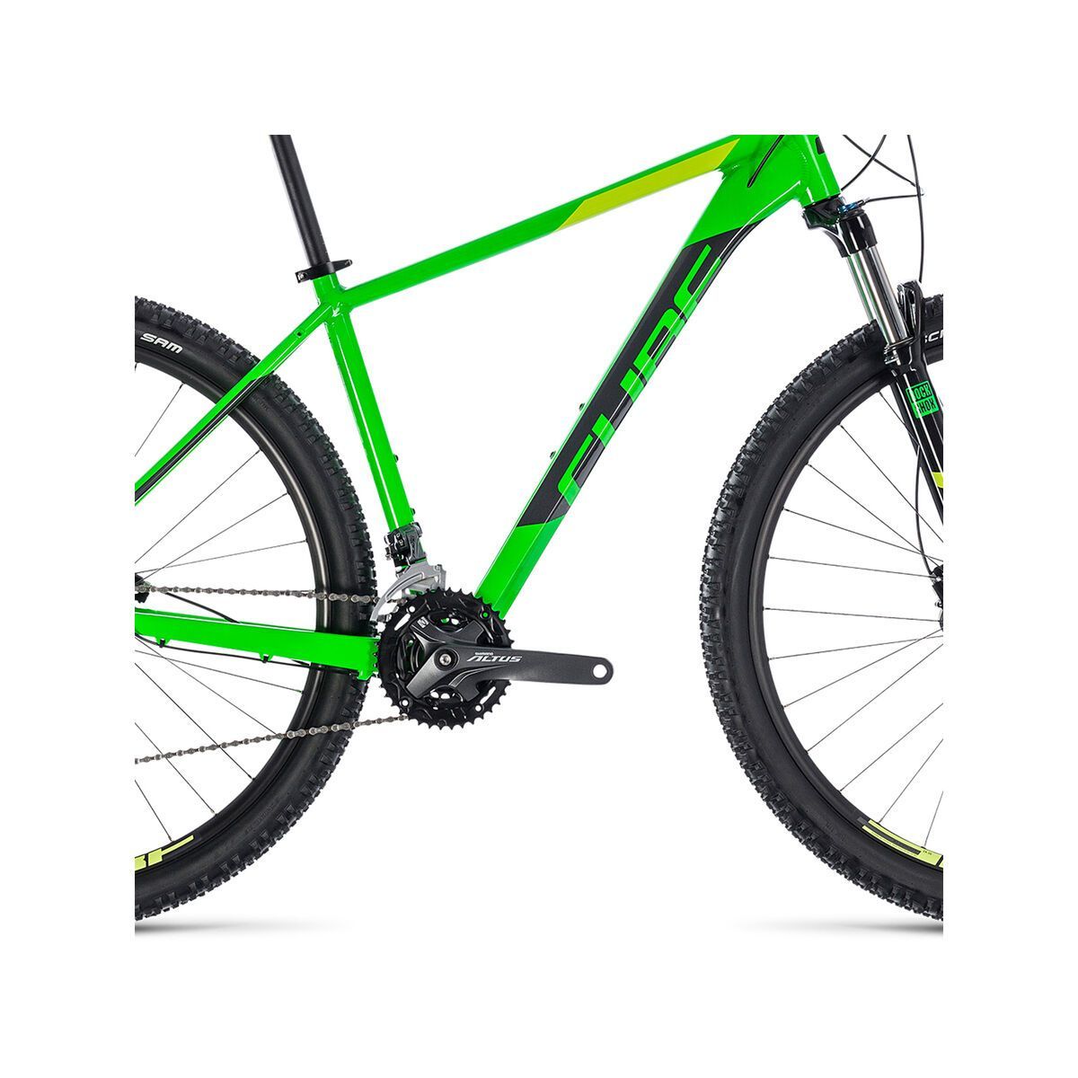 Cube Analog 27.5, flashgreen´n´grey - Bild 4