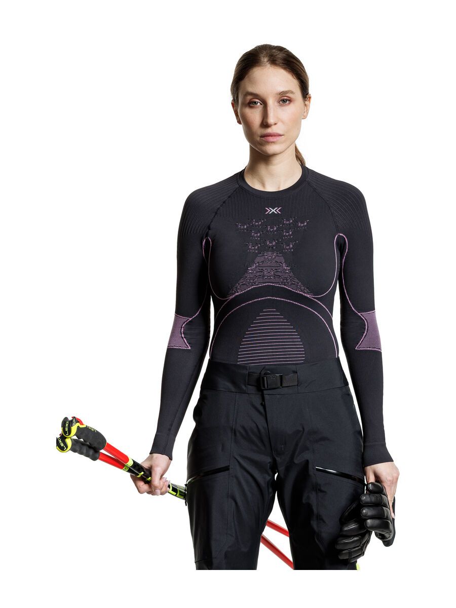 X-Bionic Energy Accumulator 4.0 Shirt LG SL Wmn, charcoal/magnolia - Bild 3
