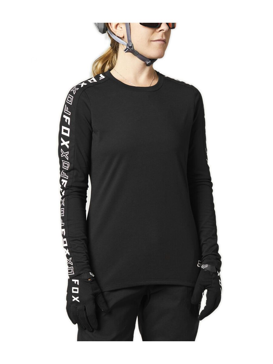 Fox Womens Ranger Drirelease LS Jersey, black - Bild 1