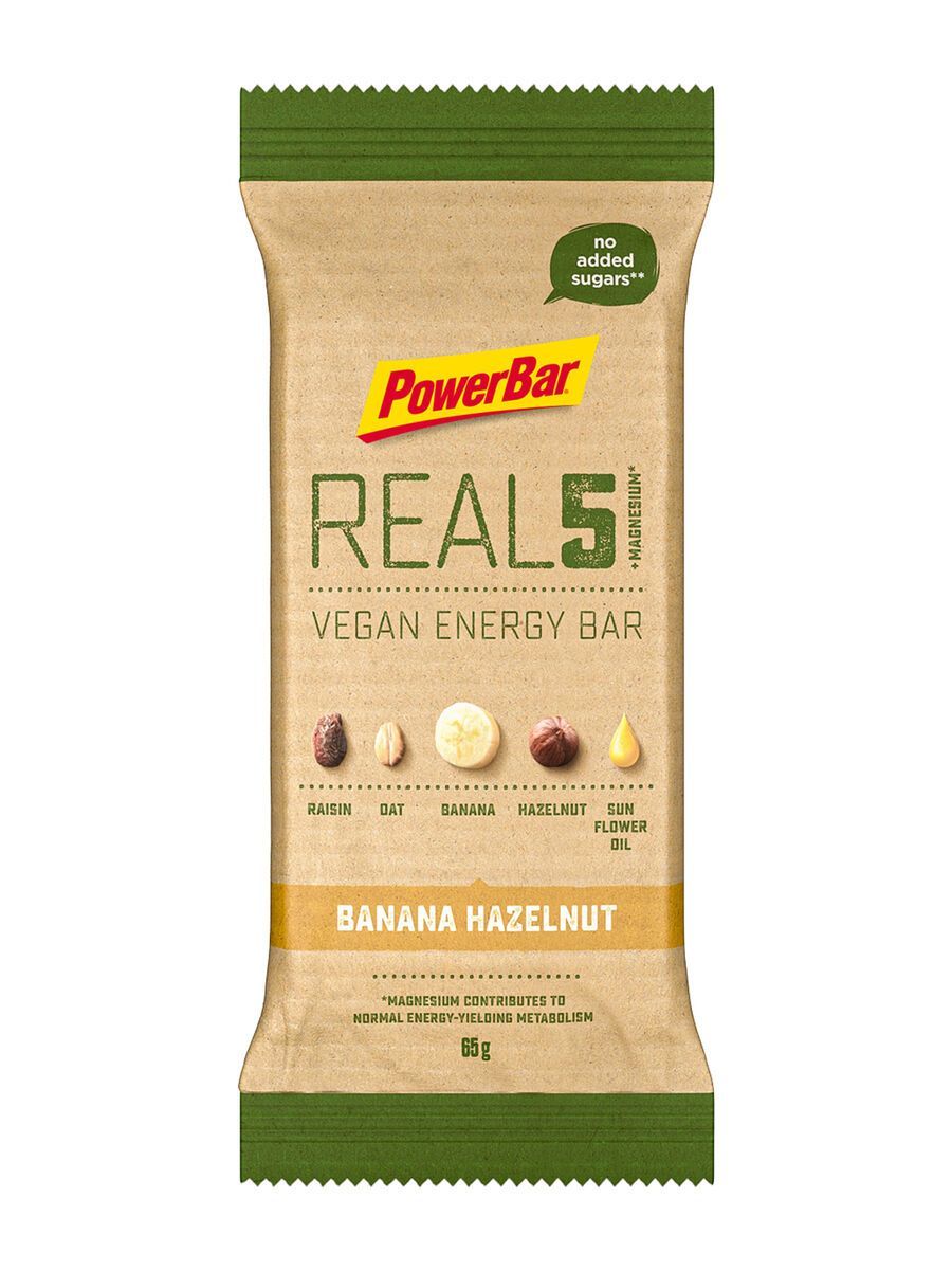 PowerBar Real5 Vegan Energy Bar - Banana Hazelnut - Bild 1