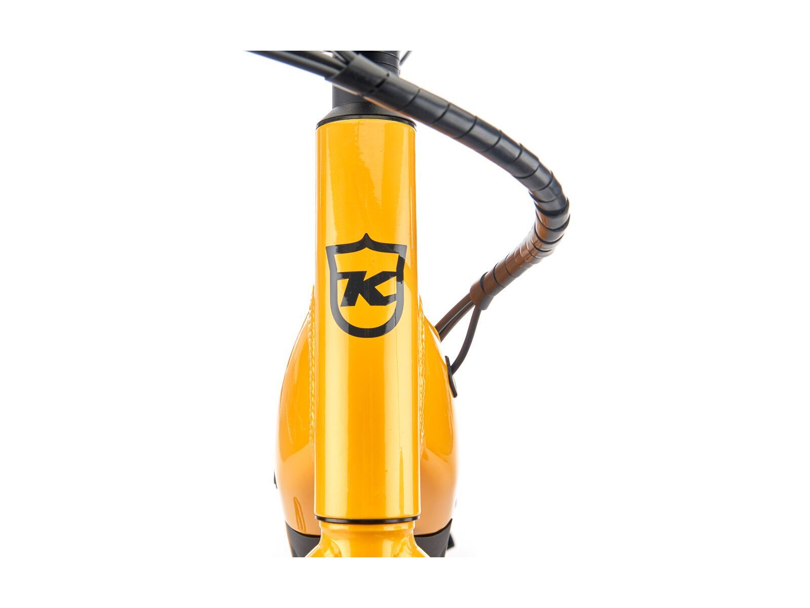 Kona Coco HD, gloss metallic yellow w/ charcoal decals BIKER