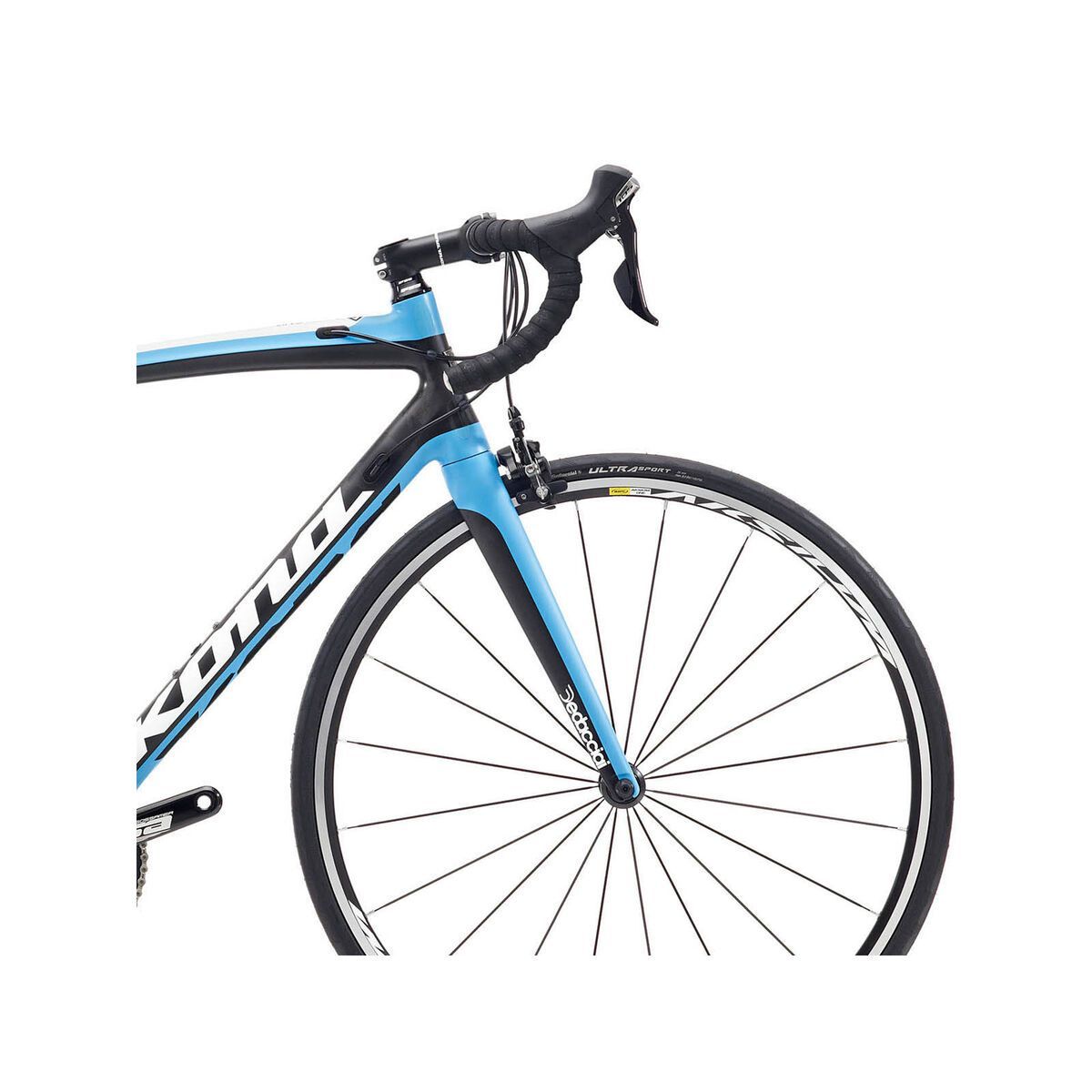 Kona Zing Deluxe, Matt UD Carbon w/Cyan, Black & White - Bild 5