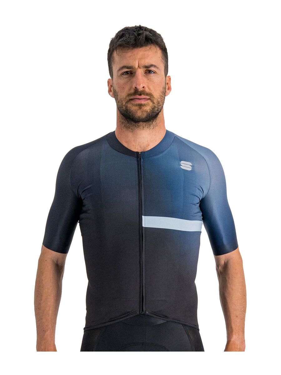 Sportful Bomber Jersey, black galaxy blue - Bild 1