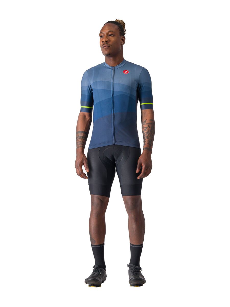 Castelli Orizzonte Jersey, belgian blue/light steel blue- - Bild 7