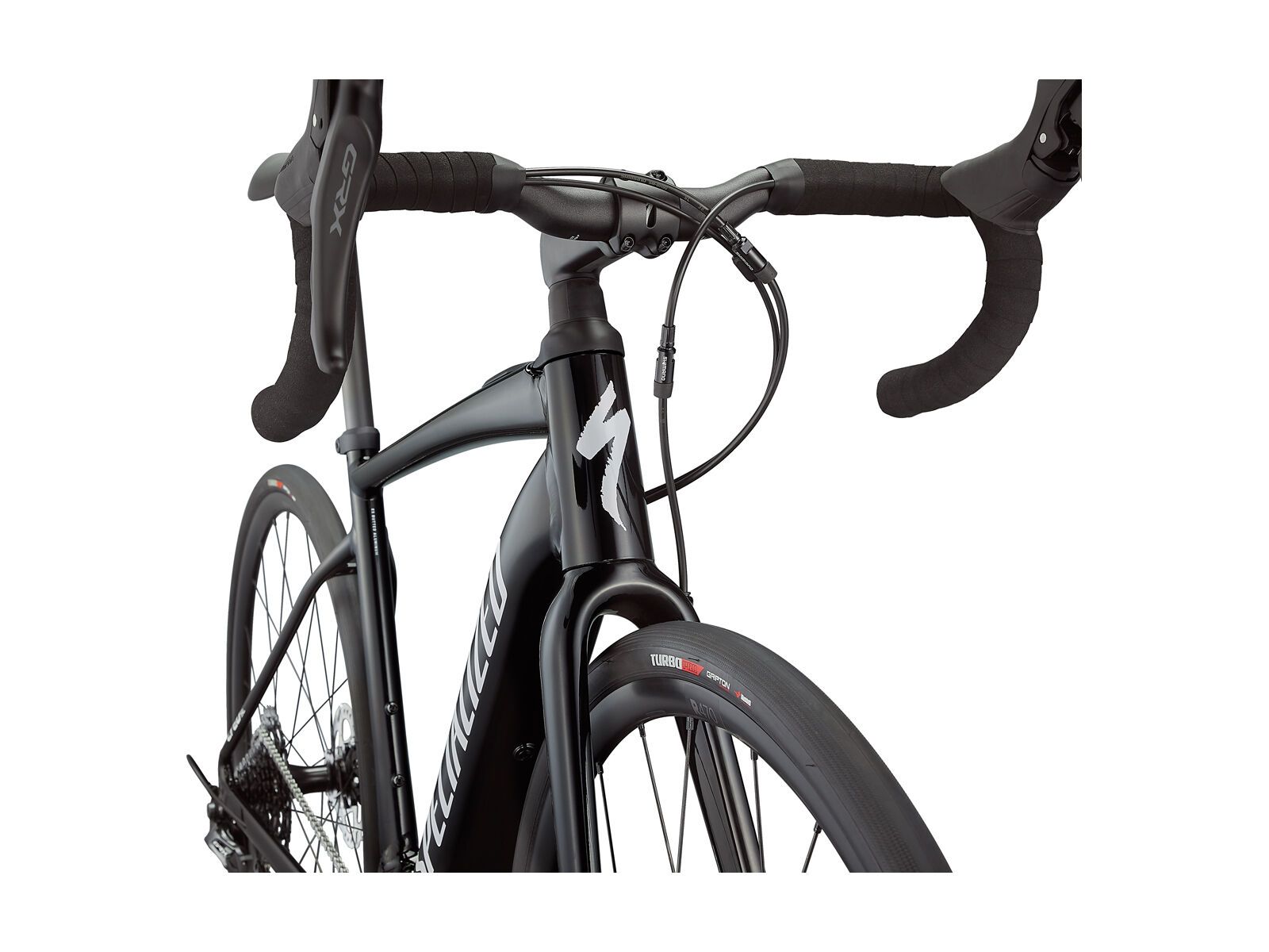 Specialized Turbo Creo SL Comp E5, tarmac black/metallic white silver - Bild 6