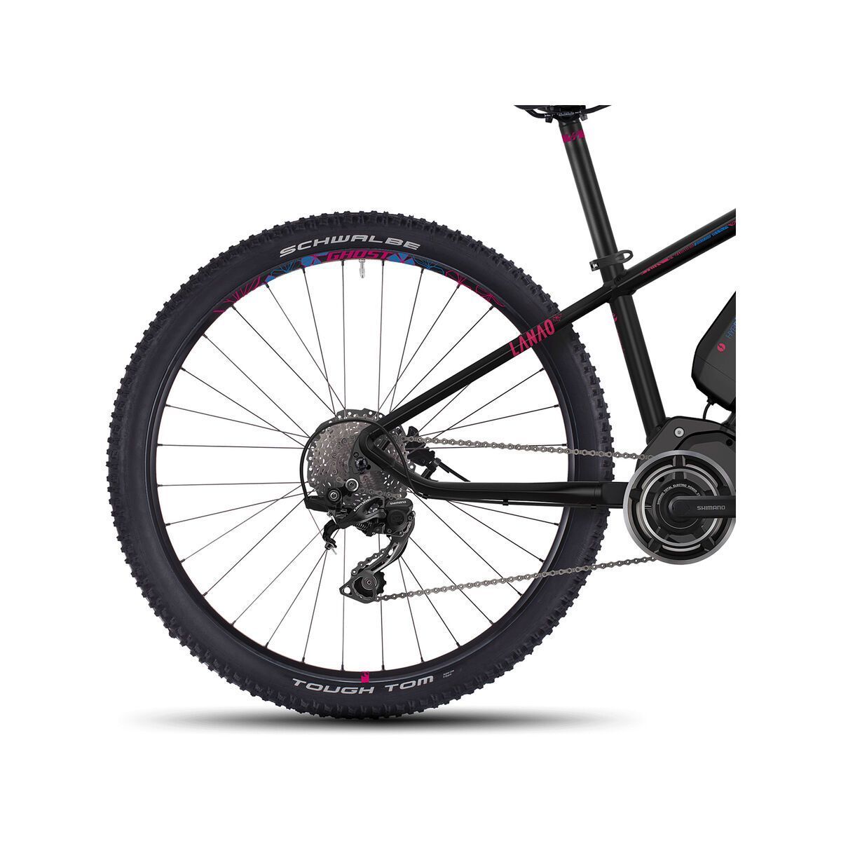 Ghost Hybride Lanao 2 AL 29, night black/riot blue/fuchsia pink - Bild 4