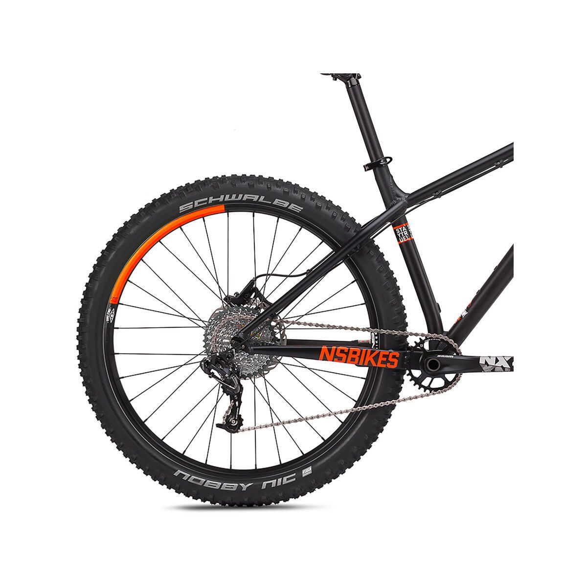 NS Bikes Eccentric Djambo 2, dark raw/fluo orange - Bild 4