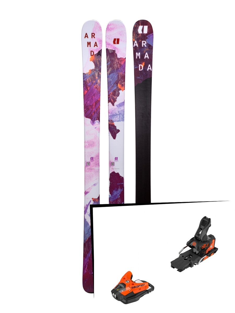 Set: Armada Victa 93 2019 + Salomon STH2 WTR 13 orange/black - Bild 1