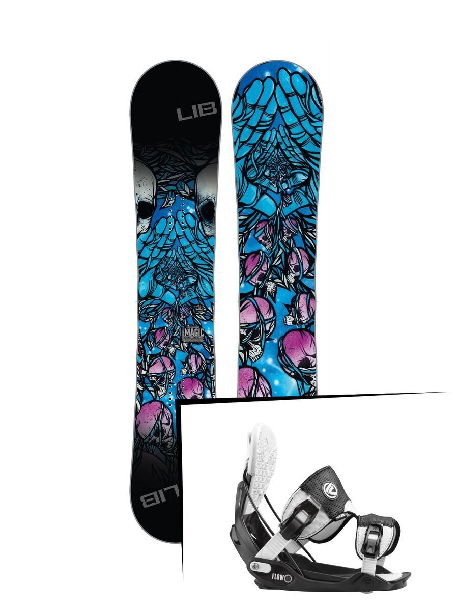 Set: Lib Tech Banana Magic 2017 + Flow Five (1513181S) - Bild 1