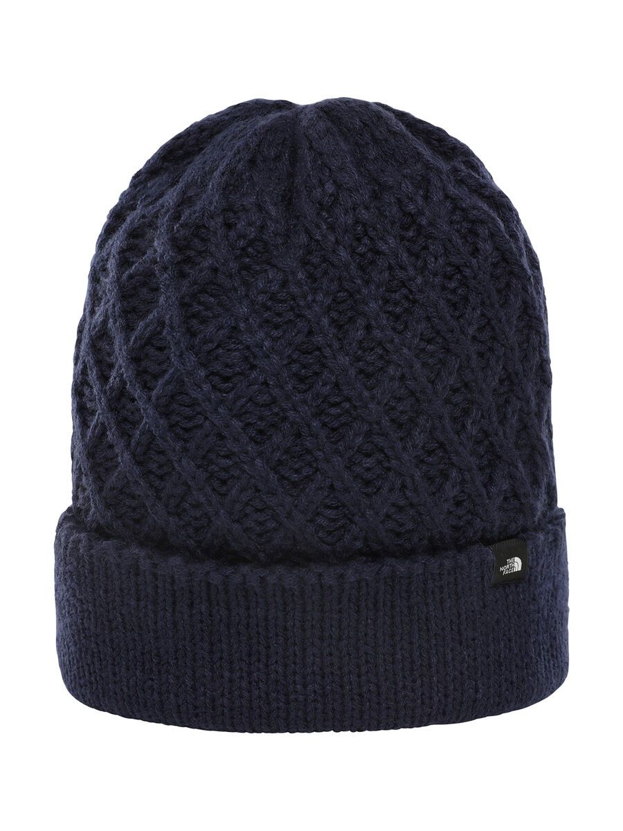 The North Face Shinsky Beanie, montague blue criss cross stitch - Bild 1