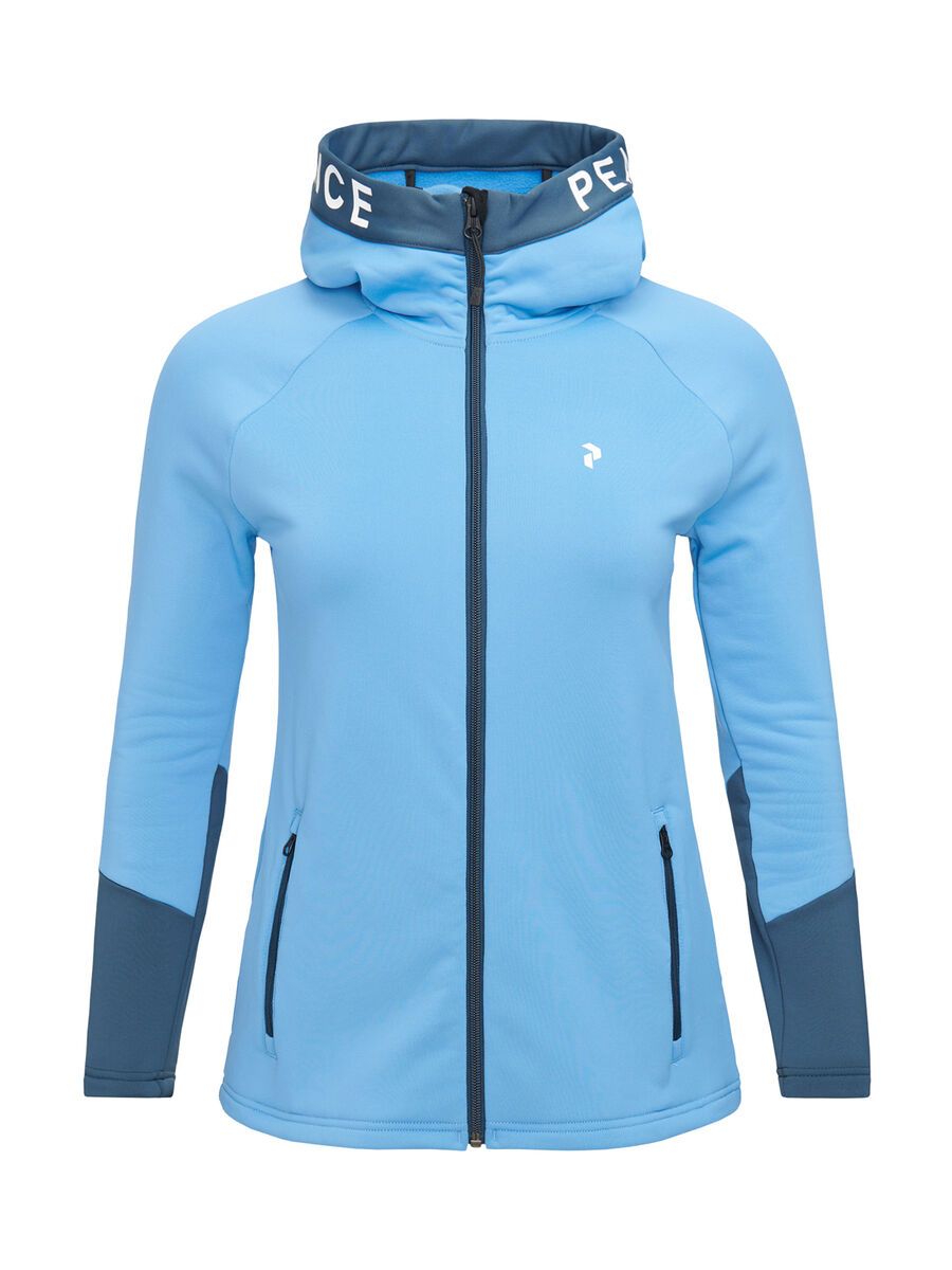 Peak Performance W Rider Zip Hood, blue elevation - Bild 1