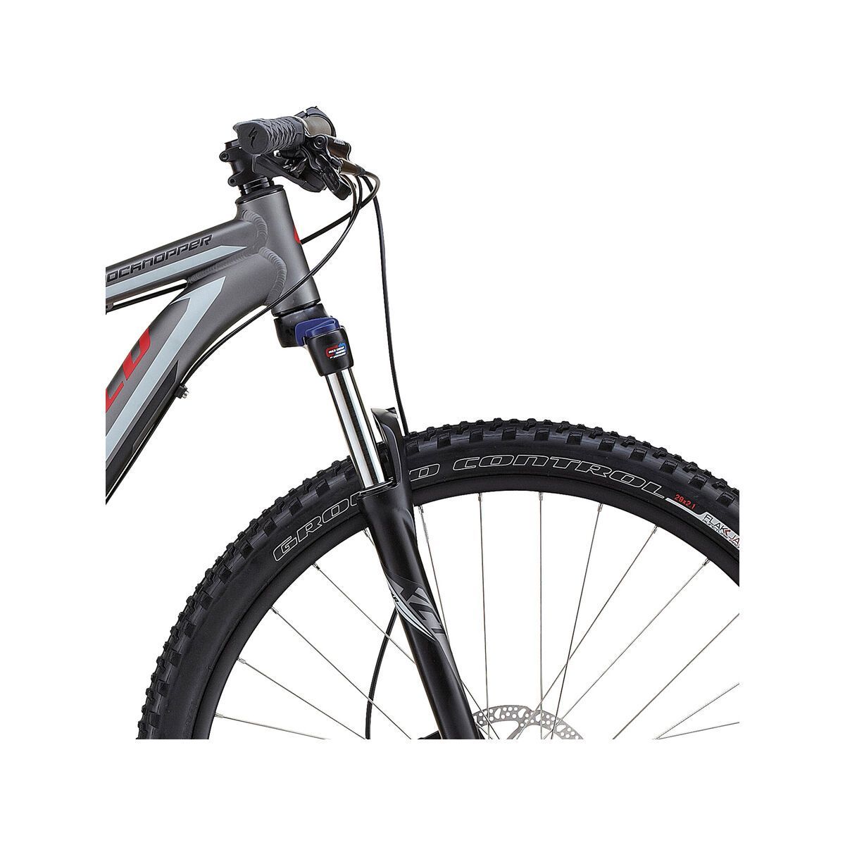 Specialized Rockhopper 29, satin charcoal/filthy white/red - Bild 5