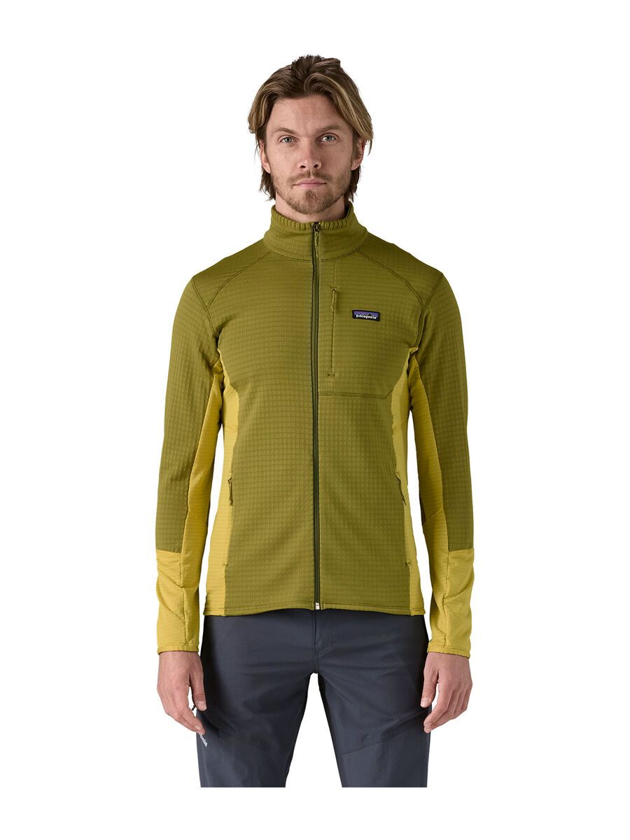 Patagonia Men's R1 Fleece Jacket, graze green - Bild 2