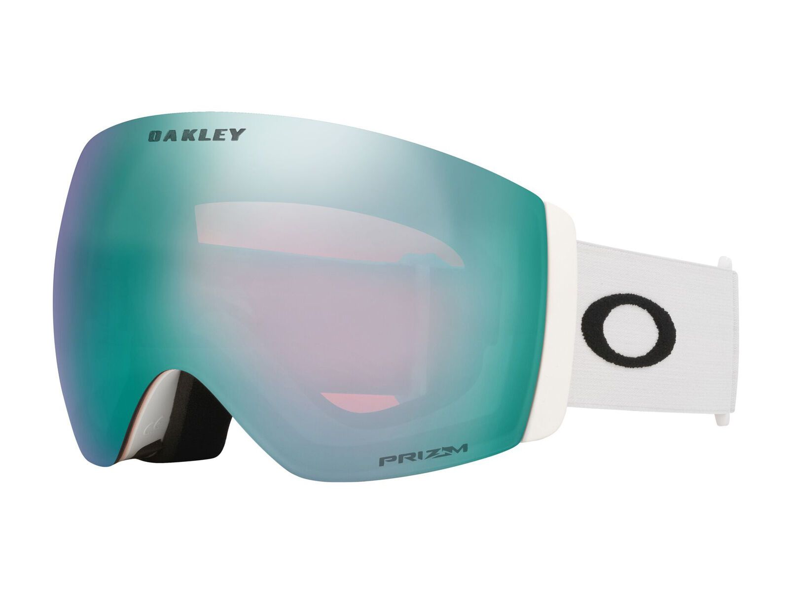 Oakley Flight Deck Pro L, Prizm Snow Sapphire Iridium & Iced / matte white - Bild 2
