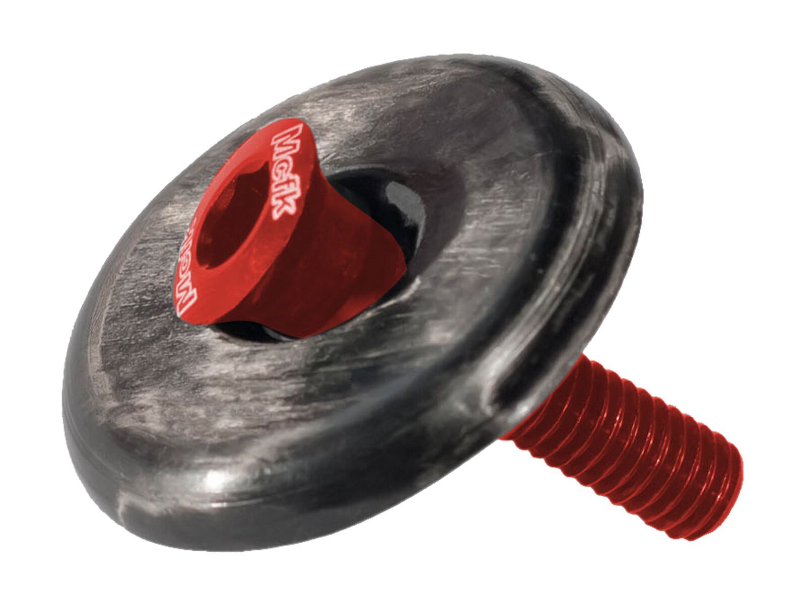 Mcfk Ahead Kappe UD Carbon, matt/red - Bild 1